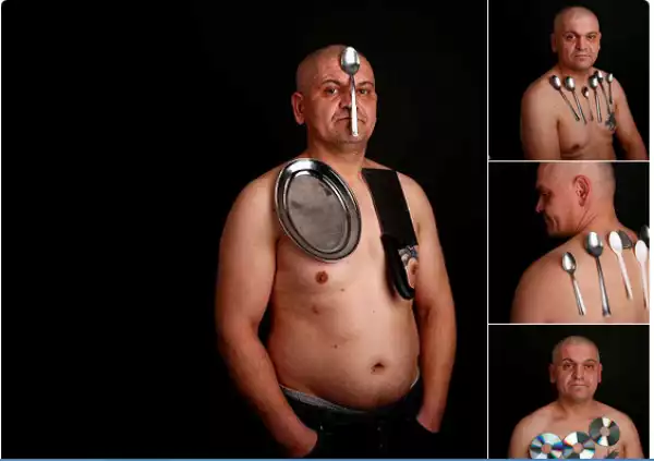 Meet The Man Who Claims To Magnet Items On His Body With 